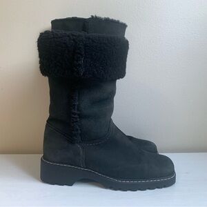 La Canadienne Shearling/Nubuck Winter Boots Women’s Sz 9 Fit 8 Made in Canada